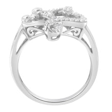 .925 Sterling Silver Diamond Heart and Music Note Ring (1/10 Cttw, H-I Color, I3 Clarity)-3