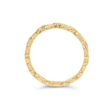 10K Yellow Gold 1/10 Cttw Paperclip Style Link Band Ring (H-I Color, I1-I2 Clarity)-3 thumbnail 4