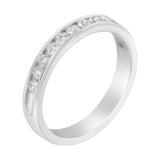 14K White Gold 1/2 cttw Diamond Band Ring (I-J Color, I2-I3 Clarity)-3 thumbnail 4