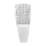 14K White Gold Round Cut Diamond Ring (1.0 Cttw, H-I Color, SI2-I1 Clarity)-3 thumbnail 4