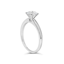 14K White Gold 1.0 Cttw Round Lab Grown Diamond 4 Prong Solitaire Engagement Ring (F-G Color, VS2-SI1 Clarity)-3