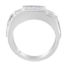 Men's 14K White Gold Diamond Cluster Ring (2 cttw, G-H Color, SI1-SI2 Clarity)-3