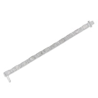 14K White Gold 7.0 Cttw Princess Cut Diamond 7