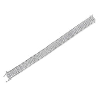 14K White Gold 5.0 Cttw Round Brilliant Cut Diamond 7