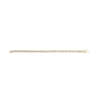 10K Yellow Gold 4.00 Cttw Channel Set Round Diamond Tennis 7