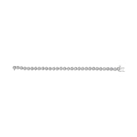 14K White Gold 2.00 Cttw Diamond Halo Link Tennis Bracelet (H-I Color, I1-I2 Clarity) - 7