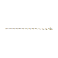 10K Yellow and White Gold 2.00 Cttw Diamond 