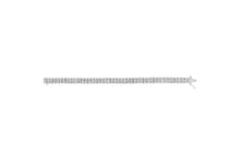 14K White Gold 5.00 Cttw Invisible Set Princess-Cut Diamond Belt and Buckle Tennis 7" Bracelet (H-I Color, SI1-SI2 Clarity)-3