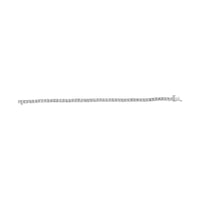 10K White Gold 1/2 Cttw Real Diamond Illusion-Set Miracle Plate Tennis Bracelet (I-J Color, SI2-I1 Clarity) - Size 7.5