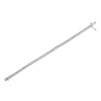 .925 Sterling Silver 1.0 Cttw Diamond Miracle-Set Square Milgrain 7