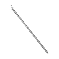 .925 Sterling Silver 1/10 Cttw Diamond 7.25