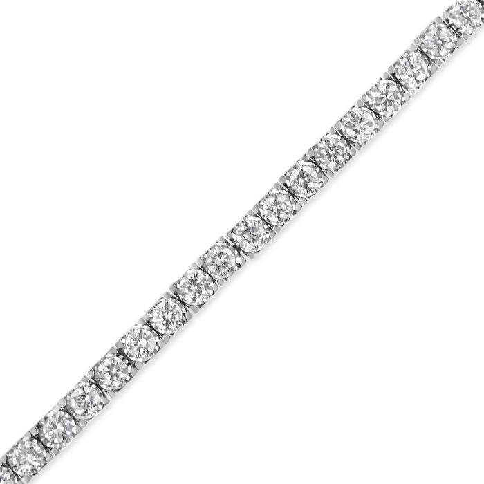 14K White Gold 3.0 Cttw Miracle Set Round-Cut Lab Grown Diamond Illusion 7