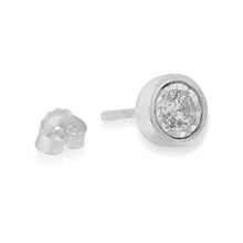 10K White Gold Diamond Floral Stud Earrings (3/8 cttw, I-J Color, I2-I3 Clarity)-3