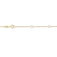 10K Yellow Gold 3/10 Carat Round Brilliant-Cut Diamond Modern Bezel-Set Solitaire 16