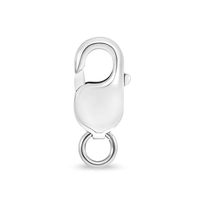 .925 Sterling Silver 1/2 Cttw White and Black Diamond Shih Tzu Dog 18