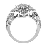 14KT White Gold Diamond Composite Ring (1 cttw, H-I Color, I1-I2 Clarity)-1 thumbnail 2