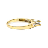 14K Yellow Gold 1/4 Cttw Princess Cut Diamond Engagement Ring-1 thumbnail 2
