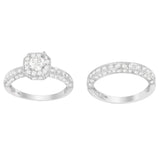 14K White Gold 1 ct. TDW Round Cut Diamond Ring (G-H, I1-I2)-3 thumbnail 4