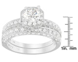 14K White Gold 1 ct. TDW Round Cut Diamond Ring (G-H, I1-I2)-4 thumbnail 5