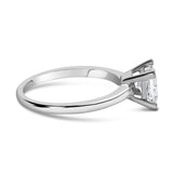 14K White Gold 1.0 Cttw Princess Lab-Grown Diamond Solitaire Engagement  Ring (F-G Color, VS1-VS2 Clarity)-1 thumbnail 2