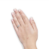 14K White Gold 1.0 Cttw Princess Lab-Grown Diamond Solitaire Engagement  Ring (F-G Color, VS1-VS2 Clarity)-2 thumbnail 3