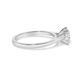 14K White Gold 1.0 Cttw Round Lab Grown Diamond Eagle Claw 4-Prong Set Solitaire Engagement Ring (F-G Color, VS2-SI1 Clarity)-1 thumbnail 2
