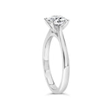 14K White Gold 1.0 Cttw Round Lab Grown Diamond Eagle Claw 4-Prong Set Solitaire Engagement Ring (F-G Color, VS2-SI1 Clarity)-4 thumbnail 5