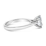 IGI Certified 14K White Gold 2.0 Cttw Round Lab Grown Diamond Solitaire Engagement Ring-1 thumbnail 2