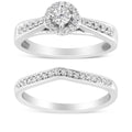 925 sterling silver ring with round diamond halo and pave shank stones