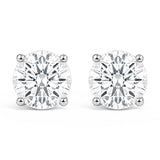 IGI Certified 14K White Gold 1.00 Cttw Round Lab Grown Diamond Solitaire Stud Earrings-0 thumbnail 1
