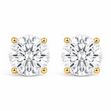 IGI Certified 14K White Gold 1.00 Cttw Round Lab Grown Diamond Solitaire Stud Earrings-1 thumbnail 2
