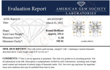 AGS Certified 14k Yellow Gold 3/8 cttw 4-Prong Set Brilliant Round-Cut Solitaire Diamond Push Back Stud Earrings (L-M Color, SI2-I1 Clarity)-3