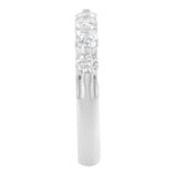14K White Gold 1/2 cttw Diamond 5-Stone Band Ring (H-I Clarity, SI2-I1 Color)-4 thumbnail 5