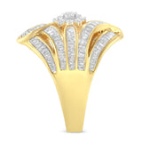 10K Yellow Gold Diamond Ring (1 Cttw, I-J Color, I2-I3 Clarity)-4 thumbnail 5