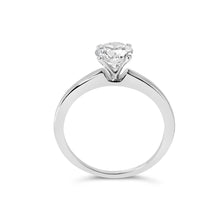 14K White Gold 1.0 Cttw Round Lab Grown Diamond 4 Prong Solitaire Engagement Ring (F-G Color, VS2-SI1 Clarity)-4