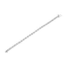 .925 Sterling Silver 1 cttw Brilliant Round-Cut Diamond "X" Link Bracelet (I-J Clarity, I2-I3 Color) - Size 7"-4
