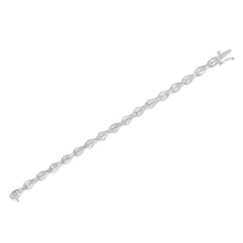 Sterling Silver Diamond Link Bracelet (0.5 cttw, I-J Color, I3 Clarity)-4