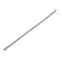 .925 Sterling Silver 2.0 Cttw Round-Cut Diamond 