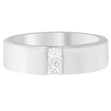 Men's 14K White Gold 1/4 ct.TDW Diamond Channel Band Ring (G-H, VS1-VS2)-0 thumbnail 1