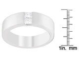 Men's 14K White Gold 1/4 ct.TDW Diamond Channel Band Ring (G-H, VS1-VS2)-3 thumbnail 4