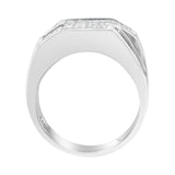 14KT White Gold Diamond Cluster Ring (1 3/4 cttw, G-H Color, VS2-SI1 Clarity)-1 thumbnail 2