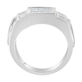Men's 14K White Gold Diamond Cluster Ring (2 cttw, G-H Color, SI1-SI2 Clarity)-4 thumbnail 5
