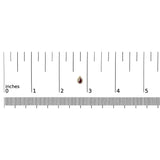 10K Yellow Gold 5X3 MM Pear-Cut Ruby and 1/7 Cttw Diamond Halo Stud Earrings (I-J Color, I1-I2 Clarity)-4 thumbnail 5