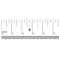 10K Yellow Gold 5X3 MM Pear-Cut Ruby and 1/7 Cttw Diamond Halo Stud Earrings (I-J Color, I1-I2 Clarity)