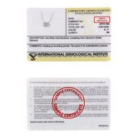 IGI Certified 14k White Gold 1/2 cttw Lab Grown Oval Shape Solitaire Diamond East West 18