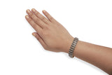 10K Yellow Gold 10 CTW 1/3 Cttw Alternating Coco Color and White Diamond 5 Row Tennis Bracelet (Brown/H-I Color, SI1-SI2 Clarity) - Size 7.25-2 thumbnail 3