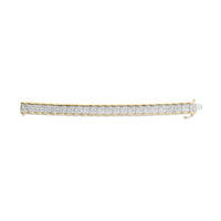 10K Yellow Gold 5.00 Cttw Round-Cut Diamond Link 7