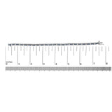 14K White Gold White And Treated Blue Diamond Bracelet (4 5/8 cttw, H-I Color, I1-I2 Clarity)-4 thumbnail 5