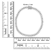 14K White Gold 5 1/2 Cttw Round Diamond 2-Prong Tennis Bracelet (H-I Color, SI2-I1 Clarity) - 7