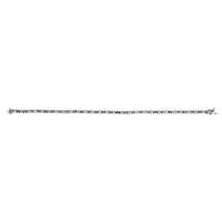 14K White Gold Round-Cut white and Blue Diamond Fashion Bracelet (3.70 cttw, H-I Color, SI1-SI2 Clarity)